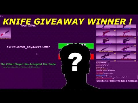 CB Knife Giveaway Winner !