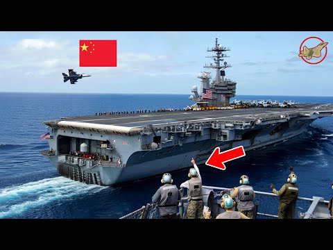 Chinese Jet Challenged US NAVY Ship — Then THIS Happened…