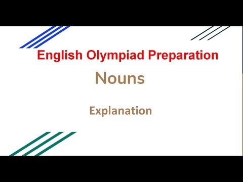 English Olympiad - Nouns ( Easy understanding for kids)