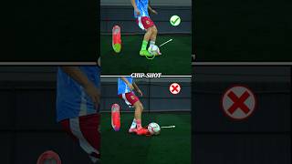 How to CHIP THE BALL ⚽️.#football #footballskills #soccer #chipshot #shorts