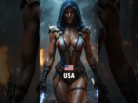 Countries as Mortal Kombat | Part-2 #aiedits #aifusion #midjourney #shorts #viralvideo