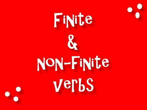 Finite and Nonfinite verbs