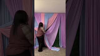 Event Draping #draping #backdrop #howto