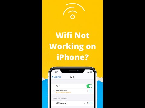 Wifi not working on iPhone? What to do #Shorts