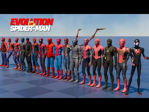 Evolution of Spider-Man Suits (1977–2025) | Hammond to Holland