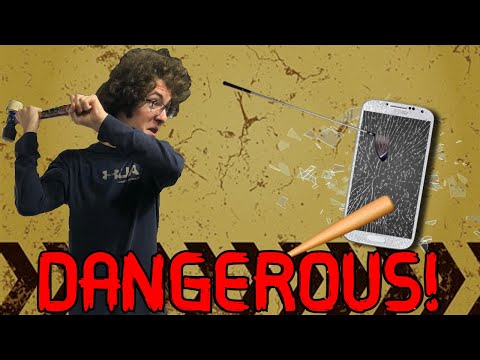 SMASHING A Phone To Pieces!