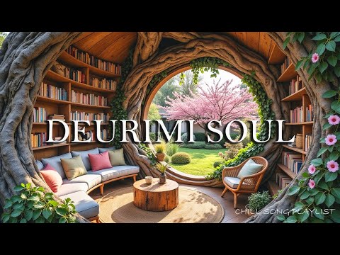 🌸 책과 벚꽃의 오후 | 감성 Chill Playlist | 나무 속 공간에서 피어나는 사운드의 온기 🎷 브런치BGM, 색소폰로파이