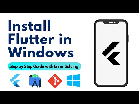 Flutter Install: How to install Flutter in windows 10 with android studio #flutter #androidStudio