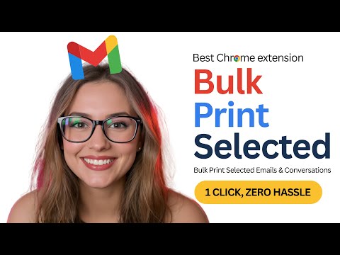 Bulk Print Tons of Gmail Emails in Seconds With This Trick!