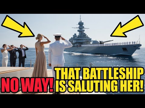 They Ridiculed the Woman on the Luxury Yacht — Then Went Silent When a Navy Destroyer Saluted