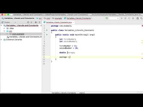 03   Variables, Literals and Constants  | Learn Android Application Development