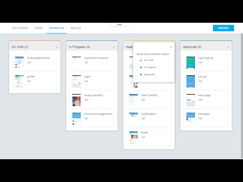 Workflow : A visual way to manage your prototypes on CanvasFlip