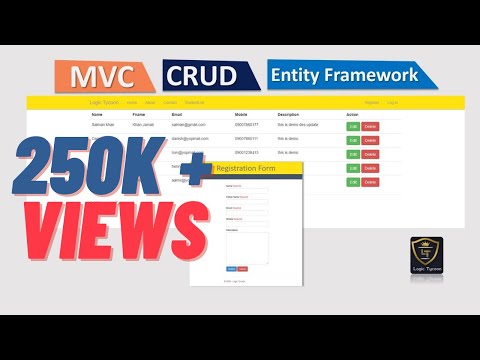 Asp .net Mvc Full CRUD Operation Using Entity Framework DB First