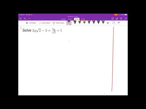 Rationalizing the Denominator