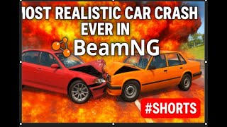 🚗💥 Most Realistic Car Crash Ever in BeamNG! #ShortsBeamNG Crash Test Fails You MUST See! 🔥