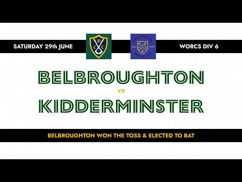 Belbroughton 2nd XI vs Kidderminster - HIGHLIGHTS