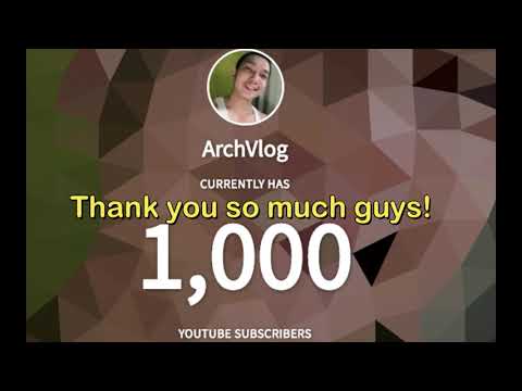 1000 subscribers!  Thank you so much for your support!