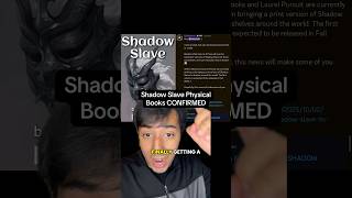Shadow Slave Physical Books CONFIRMED! #shadowslave #rezero #isekai #anime #lightnovel #manhwa