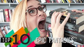 Top 10 Epic Fantasies | Throne of Glass, Shadow and Bone & More! | Epic Reads