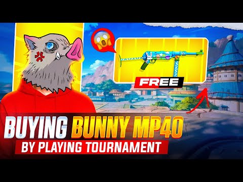 PLAYING TOURNAMENTS FOR BUNNY MP40 🔥 PERMANENT BUNNY MP40 SKIN😍 || SOLO TOURNAMENTS - Nonstop Battle