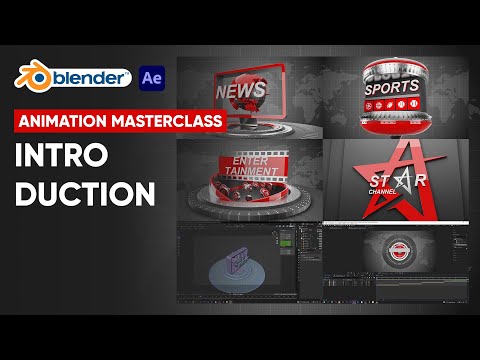 INTRODUCTION | Blender & After effects animation masterclass tutorial (for beginners)