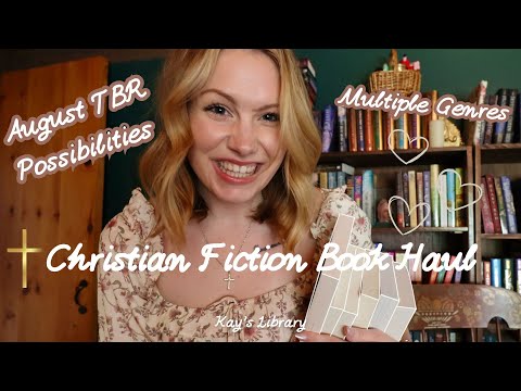 📚 Christian Fiction Book Haul! + My August TBR 🌼  Reading in Color Readathon - YELLOW BOOKS 💛