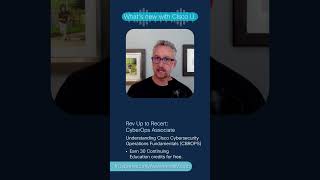 Rev Up to Recert: #CyberOps Associate #Free training on #CiscoU