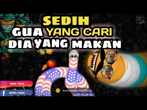 jebak Cacing Besar Alaska, Langsung Peringkat 1 Dunia! Worms Zone Indonesia #2YouTub #maduragamer