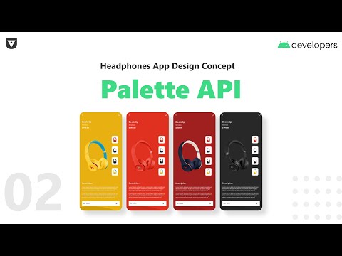 Head Phones App Design | Palette API - Part 2 (With Code) | Android Studio