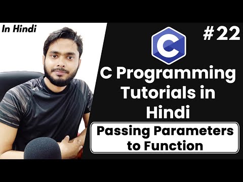Passing Parameters to Functions | Functions in C program | C programming Tutorial in Hindi | #22