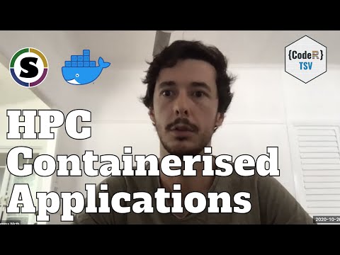 Containerised applications on the HPC cluster