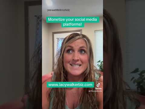Learn how to monetize your social media platforms!