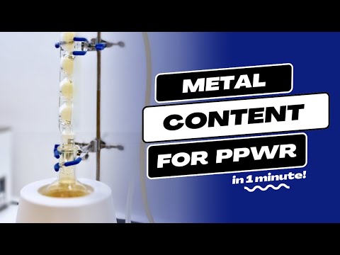 Metal Content Analysis for PPWR EC/40/2025 | Analysis in one minute