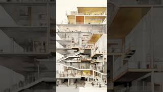 Architecture presentation board with AI. #aiarchitecture #architecturedesign #architecture