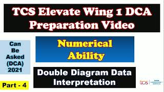 Double Diagram Data Interpretation question for Direct Capability | TCS DCA 2021 preparation |