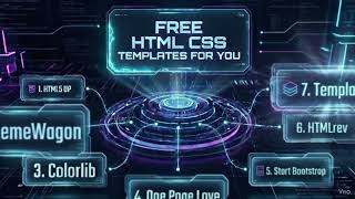 Top 7 websites to get Free HTML CSS Templates v01