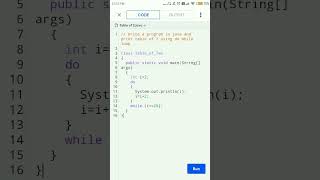 do while loop example in java. #shorts #shortsvideo #viral #viralshorts