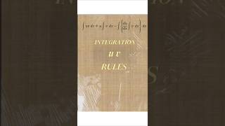 Integration uv rules strategy /math class 11 #mathclass#IntegrationByParts#calculusTricks #trending