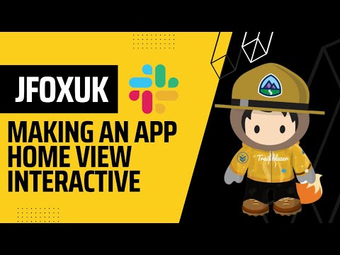 Making an app home view Interactive