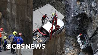 Massive sinkhole in Bangkok, Thailand captured in videos