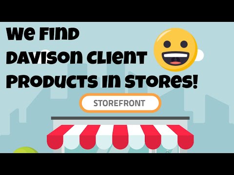 We find Davison client Products in Stores!