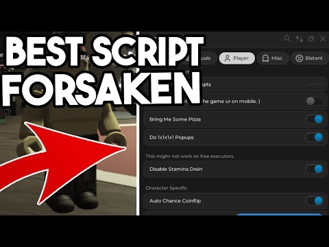 *NEW* Best Forsaken Script No Key HACK (Auto Farm, Auto Generators)