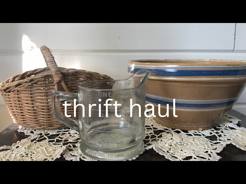 Thrift haul and vintage booth tour