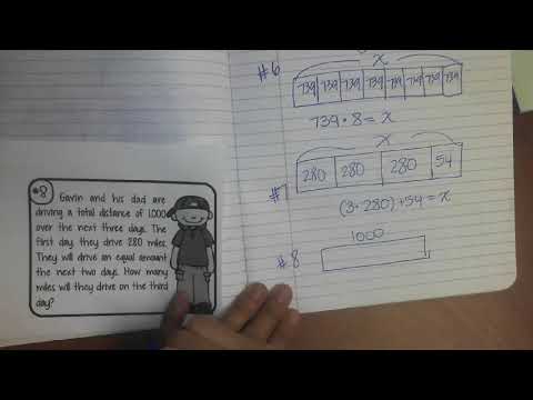 strip diagram and division