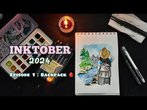 31 days of creating art 🖼️ | INKTOBER 2024| Ep. 1
