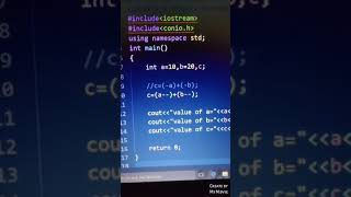 prefix and postfix decrement operators in C++