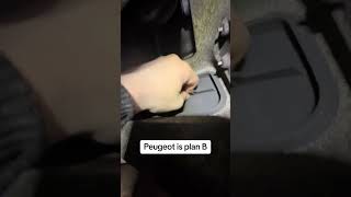 peugeot 206 has secret storage under passengers seat #mechancial #automobile