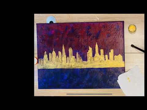 Relaxing Sleep Music: Angel Wings, Rainbow, and the Majestic New York Skyline, inspirational