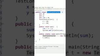 How to write a Constructor in Java | Java in Telugu
