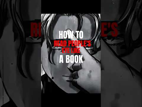 How To Read People By Eyes Like a Book | #darkpsychology #shortsfeed